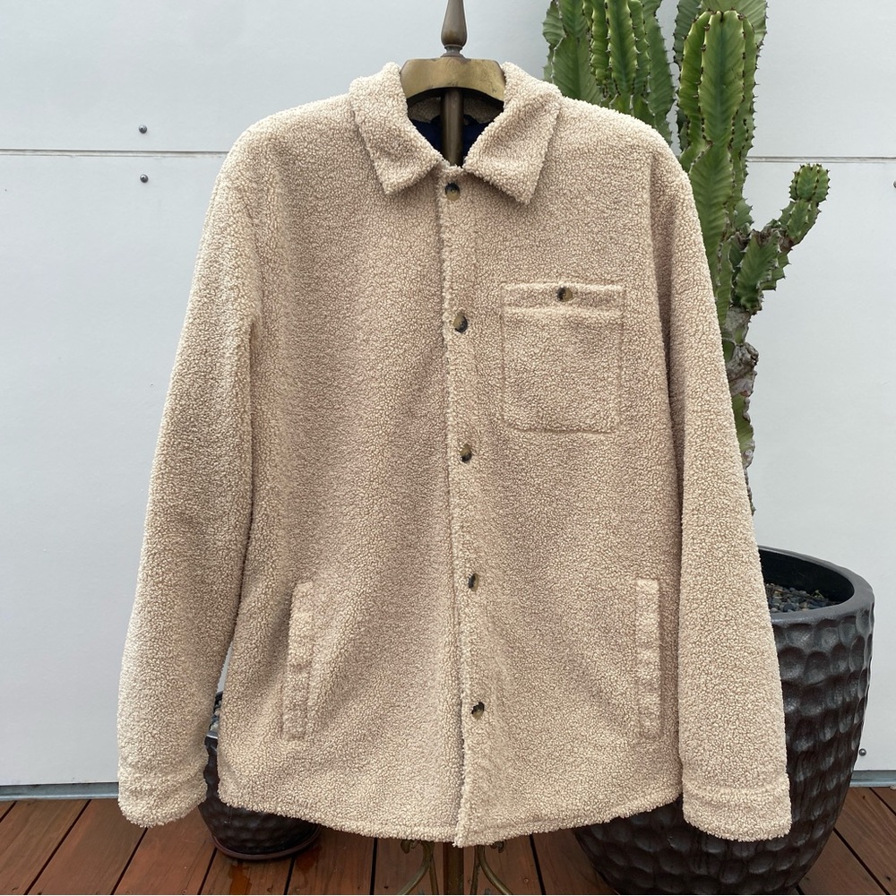 Marine Layer Fleece Shirt Jacket Size L / XL (Larger)